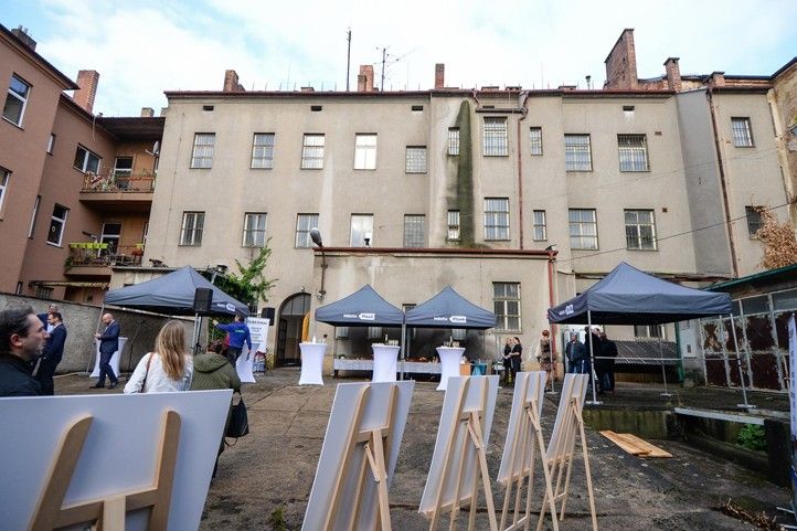 Klatovská 19, zahájení rekonstrukce (fotografie: M. Pecuch) 240917_Loos_Klatovska_19_Patton_2