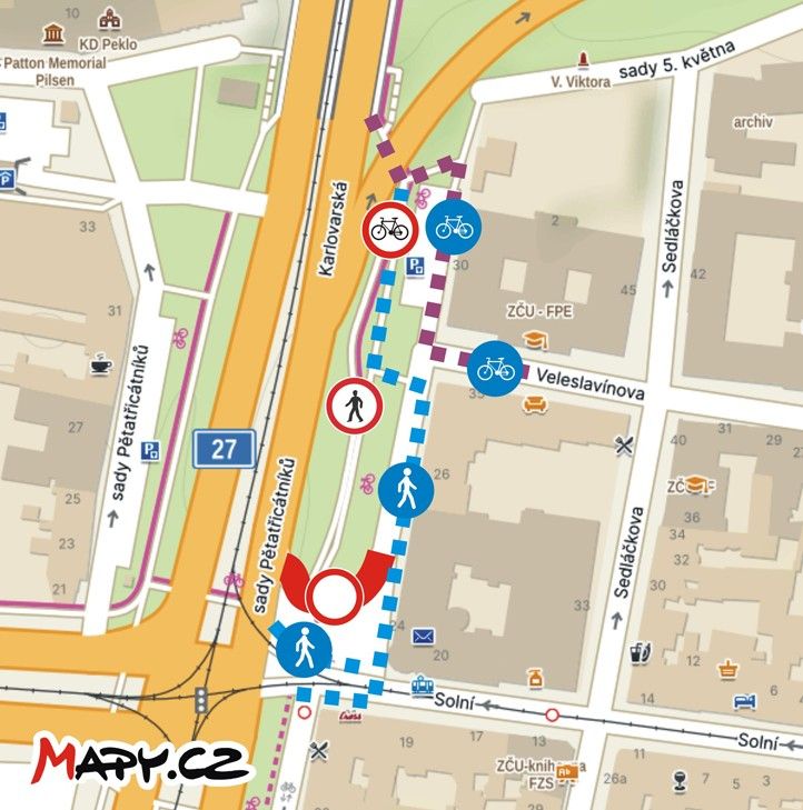 250307_Vyjezd_Veleslavinka_Klatovska_Posta_mapa