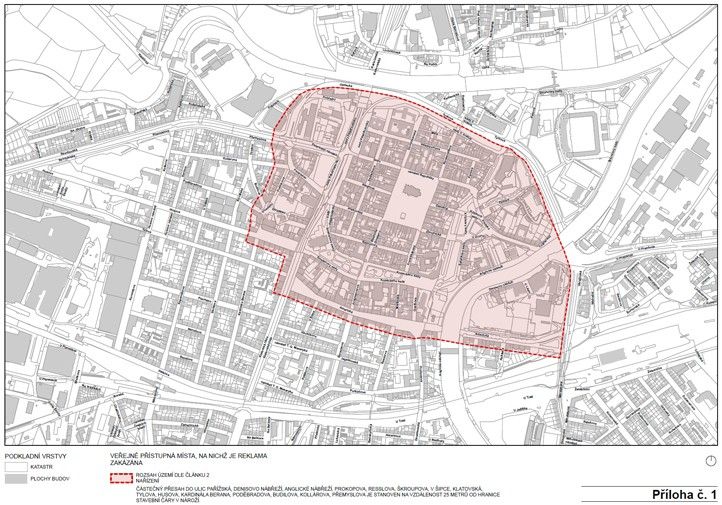 Mapa - Veřejně přístupná místa, na nichž je reklama zakázána 251212_Smog_Reklama_Mapa
