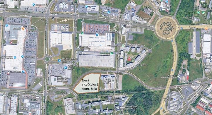 Lokalita pro stavbu haly a parkoviště 260130_Hala_Talent_Broska_pole