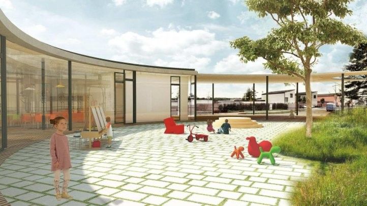 Vizualizace. Zdroj: archiv ÚMO 3 260209_Školka_Valcha_01