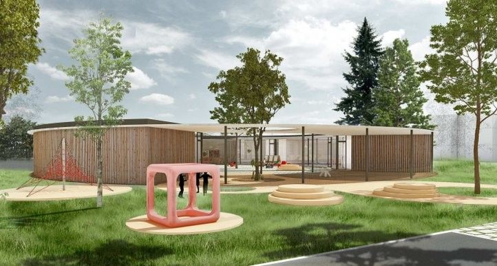 Vizualizace. Zdroj: archiv ÚMO 3 260209_Školka_Valcha_02