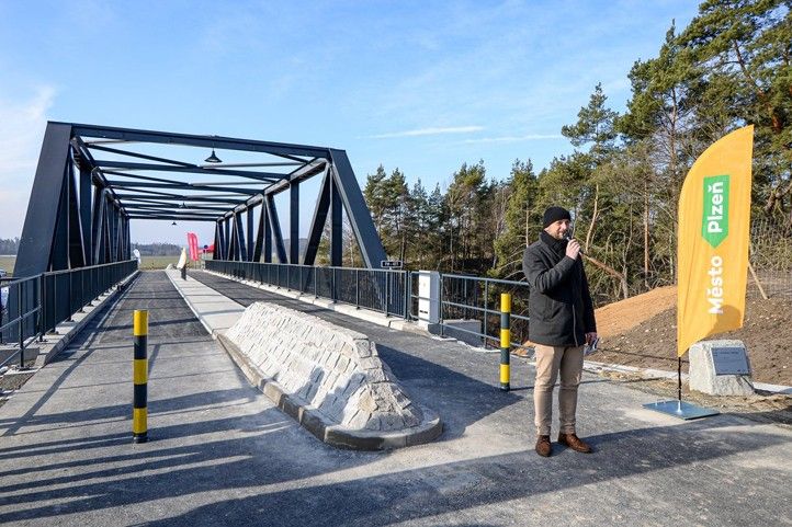 Slavnostní otevření Faltusovy lávky (fotografie: M. Pecuch) 260220_Faltusova_lavka_2