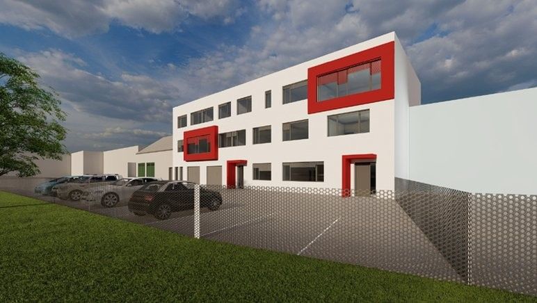 Budoucí podoba nového zázemí. Zdroj vizualizací: Ing. arch. Lubomír Korčák, Ing. arch. Jitka Rábová 260826_Nizkoprahove_Centrum_Vizualizace_1