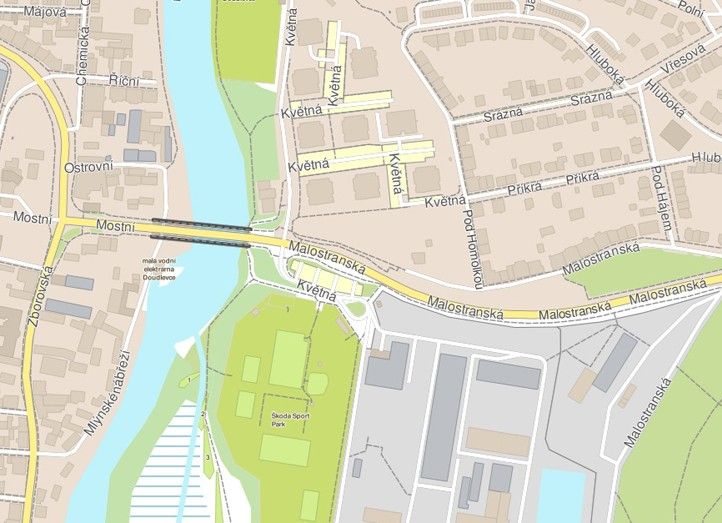 Lokalita havarijní opravy 261013_Vodarna_Malostranska